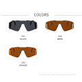 New fashion one-piece large frame sunglasses European and American trend men's and women's wide leg Sunglasses cross-border avan
